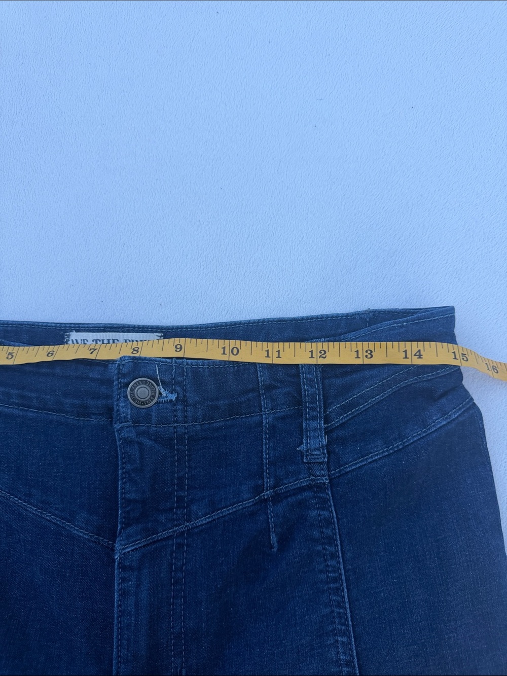 We The Free Deep Indigo Wide-Leg High-Rise Jeans - Picture 11 of 14